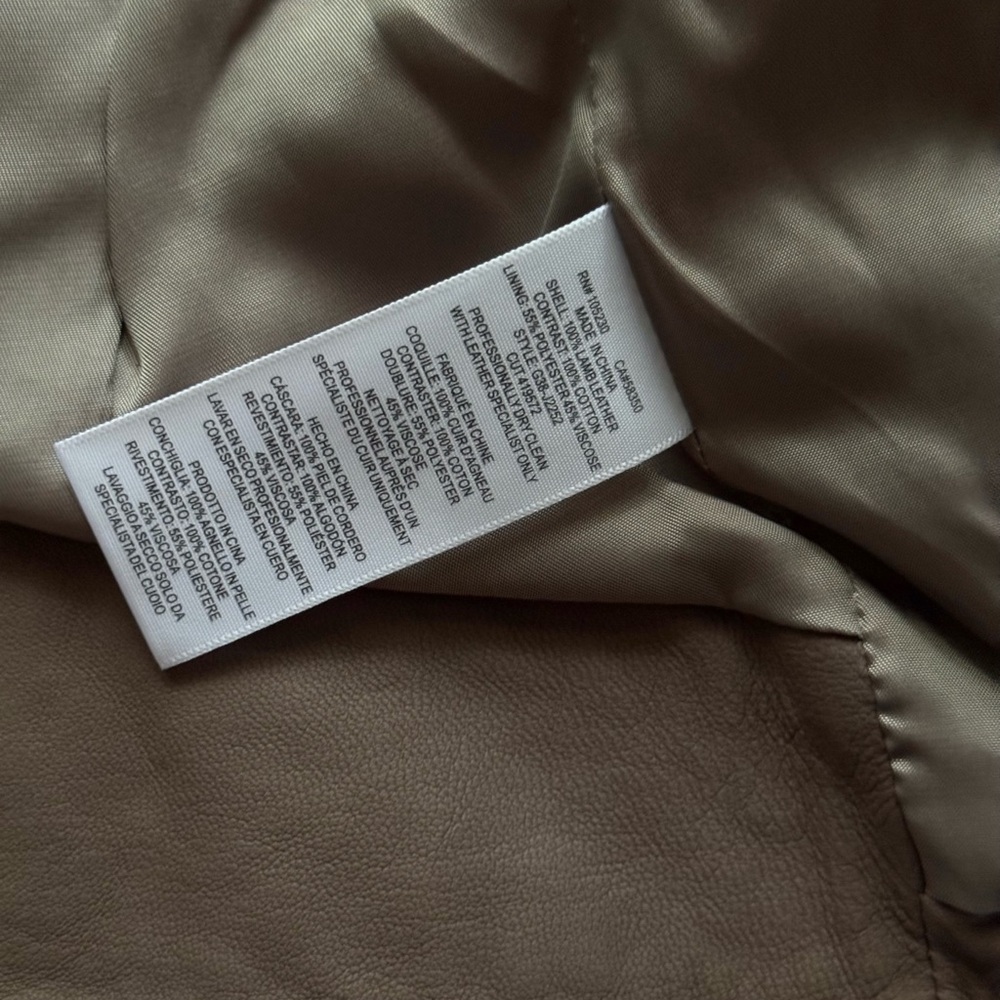 Joie Lambskin Leather Moto Jacket - Picture 12 of 15